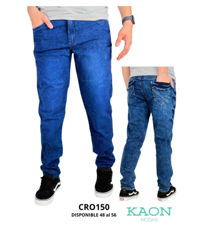 PANT. JEANS MASC.ESPECIAL 48 AL 58.CROSS