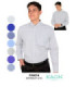 CAMISA M/L MASC. LISTRADO SLIM FIT S AL 5XL