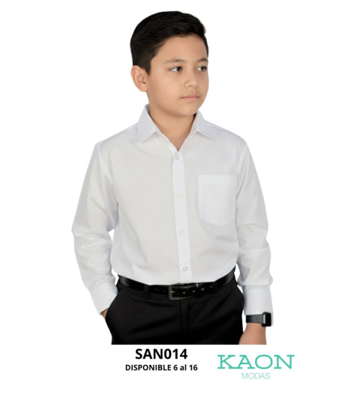 INFANTIL M/L BLANCO 6 AL 16.