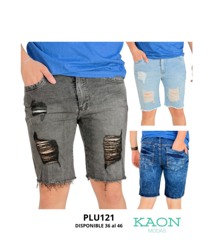 BERMUDA JEANS MASC.36 AL 46.PLUS