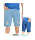 BERMUDA JEANS MASC. RASGADO.  38 AL 48. ENDORPHIN