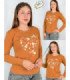 BLUSA ALGODON M/L CORAZON.
