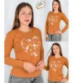 BLUSA ALGODON M/L CORAZON.