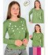 BLUSA ALGODON M/L CORAZON.