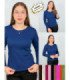 BLUSA SRTA.M/L C/ MOÑO EN LA MANGA.