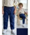 PANT.JEANS CARGO INFANTIL 4 AL 16.ACCENTO