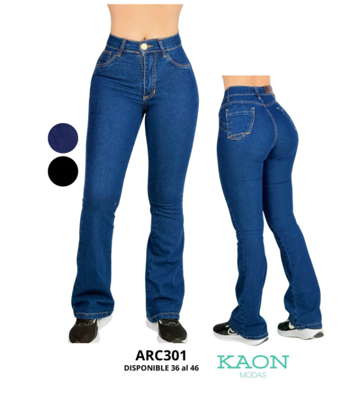 PANT.JEANS FEM.FLARE 36 AL 46.TAYSHA