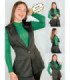CHALECO SOCIAL FEM. C/ CINTO P AL XL.OLIMPUS