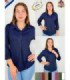 BLUSA SRA.3/4 CON CUELLO.GABI