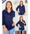 BLUSA SRA.3/4 CON CUELLO.GABI