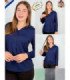 BLUSA SRA.M/L CON BOTONES.GABI