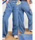 PANT.JEANS CARGO FEM.RIGIDO 36 AL 46.SKEN
