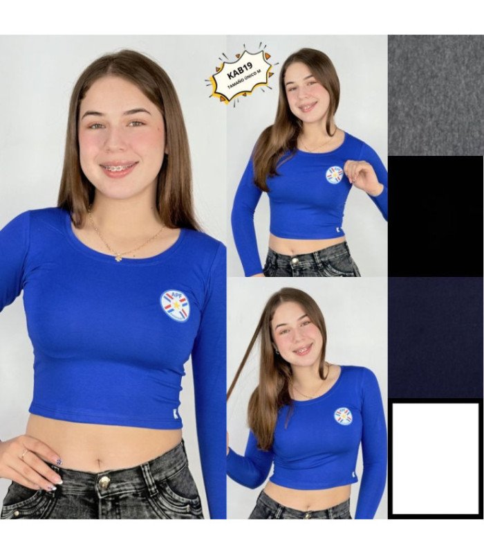 CROP M/L ALGODON FEM.KABUM