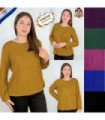 BLUSA SRA M/L TELA ABRIGADA