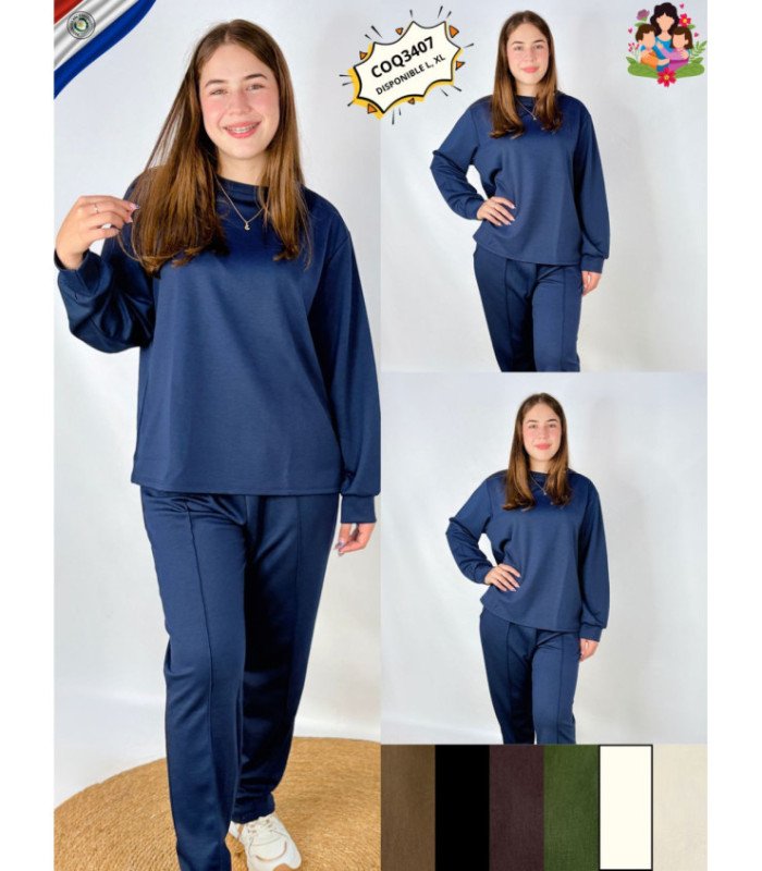 CONJUNTO DE FRIO  PARA SRA.L Y XL.COQUETA