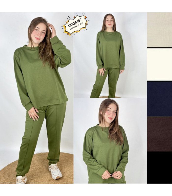 CONJUNTO DE FRIO  PARA SRA.L Y XL.COQUETA
