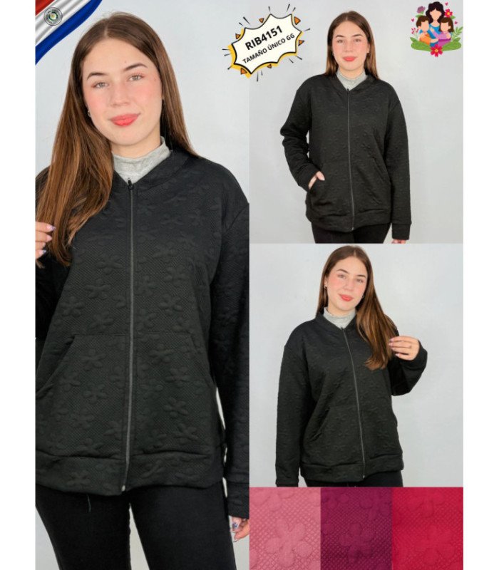 CAMPERA DE TELA PARA SRA.RIBBON