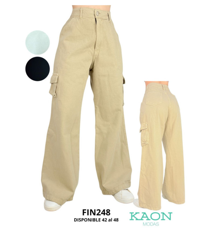 PANT.JEANS CARGO FEM.38 AL 48.FINAL.