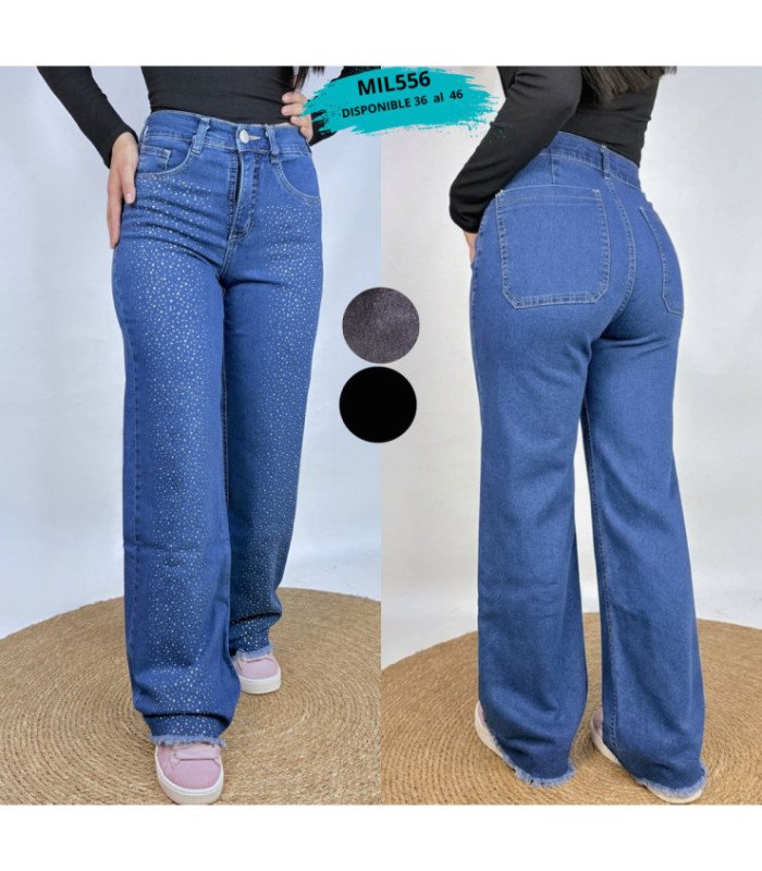 PANT.JEANS FEM.CON BRILLO 36 AL 46.MILKU