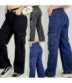 PANT.JEANS FEM.CARGO 36 AL 46.CLICK