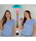 BLUS.SRTA.M/C FRUNCIDA,TIRAS EN EL COSTADO.SUNKISSED