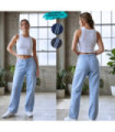 PANT.JEANS FEM.MOM C/ FRANJA 36 AL 46.GLOBAL