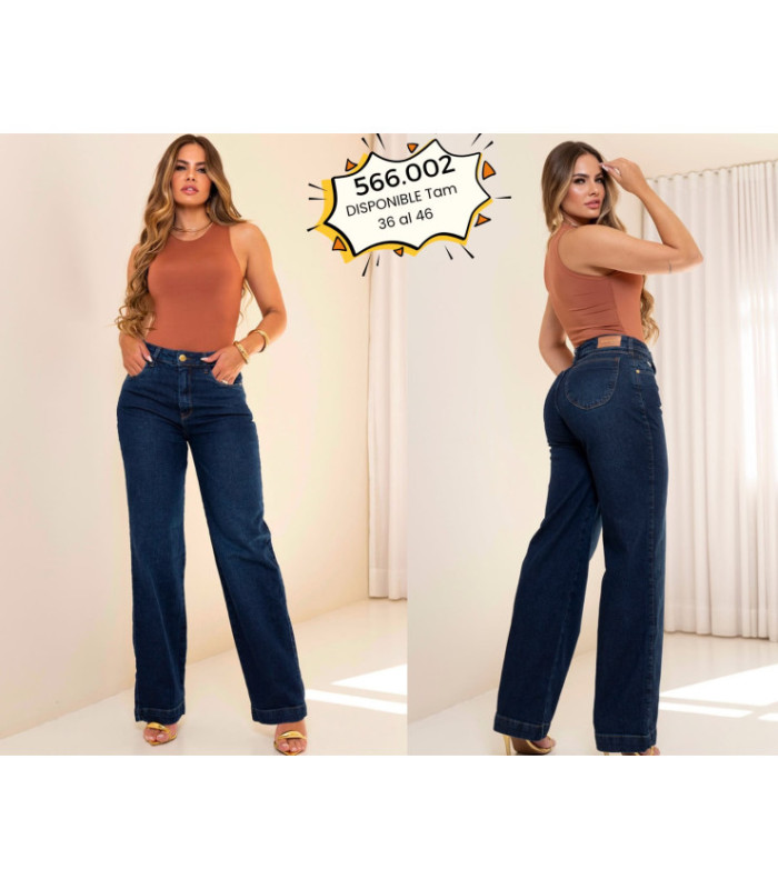 PANT.JEANS FEM.WIDE LEG.36 AL 46.