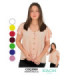 BLUSA SRA.ESCOTADO M/C TELA DUNNA.COQUETA