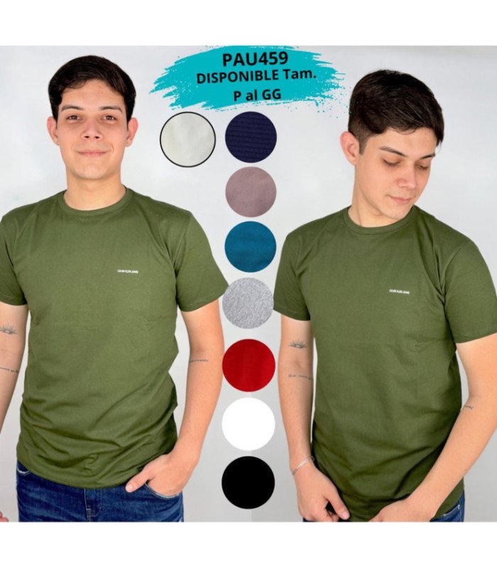 REMERA MASC.ALGODON M/C.2 DISEÑOS.