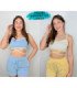 CONJUNTO CROP DE ALGODON