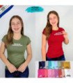 BLUSA SRTA.M/C VAMOS PARAGUAY.PUFFY