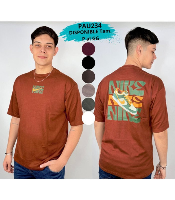 REMERA MASC. OVERSIZE M/C