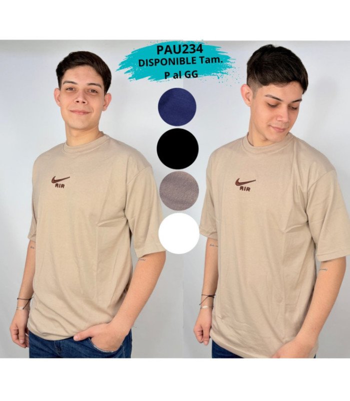 REMERA MASC. OVERSIZE M/C