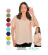 BLUSA SRA.M/C TELA DUNNA.COQUETA
