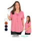 BLUSA SRA.M/C ALGODON.COQUETA