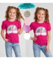 BLUS.INFANTIL M/C C/ ESTAMPAS BRILLOSO.