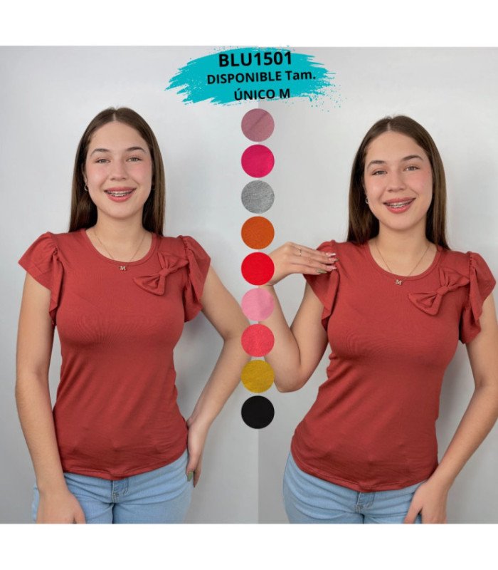 BLUS.SRTA.C/ MOÑO EN FRENTE.BLUPEPE
