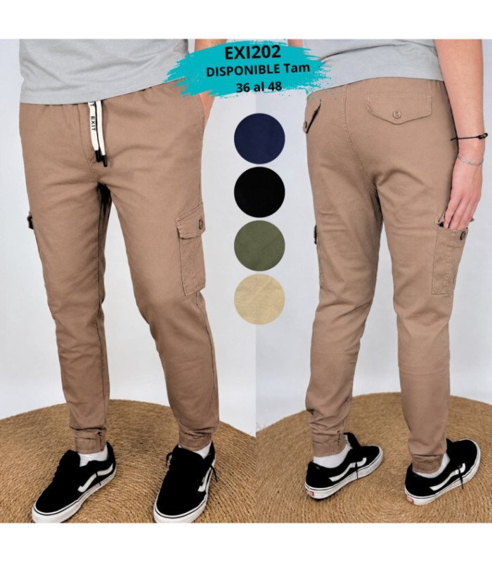 PANT.JOGGER CARPINTERO MASC.36 AL 48.EXIT