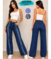 PANT.JEANS FEM.MOM C/ FRANJA 36 AL 46.GLOBAL