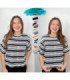 BLUS. SRTA.CROPPED LISTRADO TAMANHO G.COQUETA