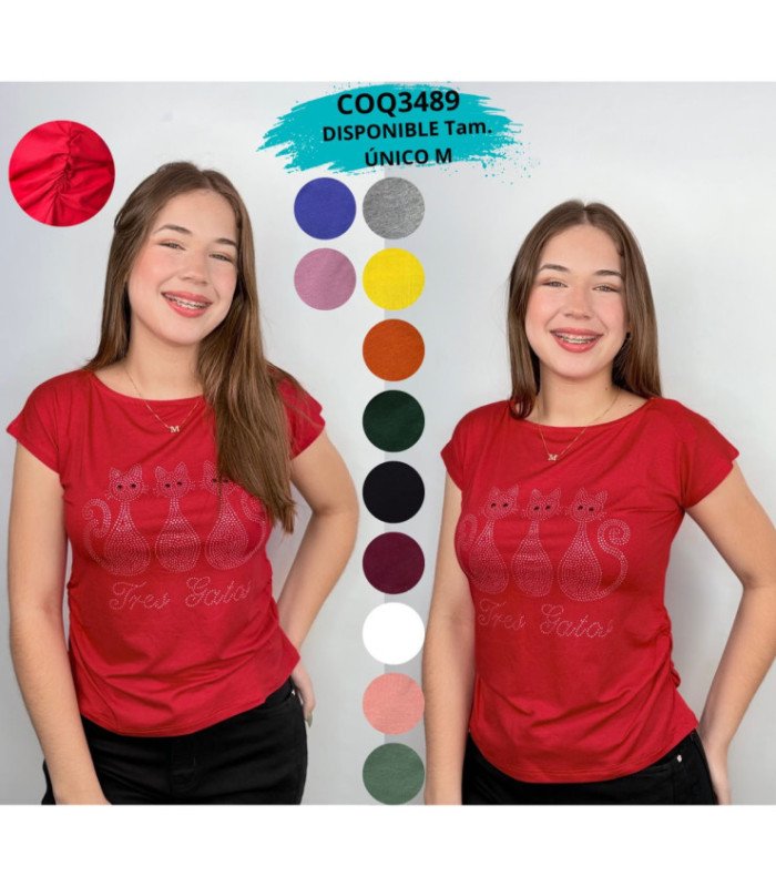 BLUS.SRTA.M/C DISEÑO 3 MICHI.COQUETA