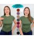 BLUSA SRTA.M/C FRUNCIDO ENFRENTE.RYR