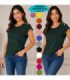 BLUSA SRTA.M/C ALGODON.COQUETA