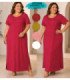 VESTIDO M/C LARGO ALG.COQUETA