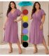 VESTIDO SRA. ALG. C/BOTONES.COQUETA