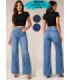 PANT.JEANS FEM.WIDE LEG 36 AL 46.BRABUS