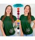 BLUSA SRTA.M/C BABADO EN EL BRAZO.COQUETA