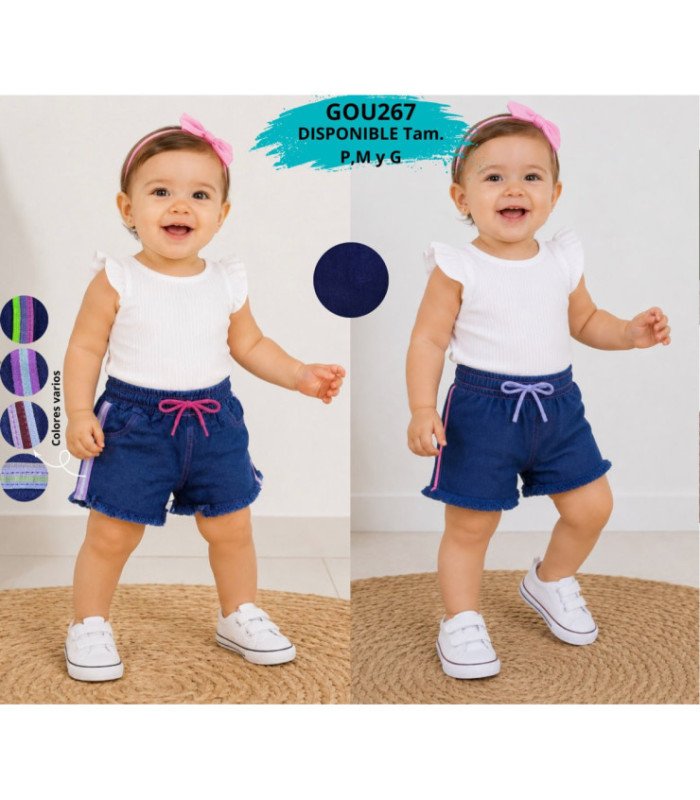 SHORT JEANS PARA BEBE