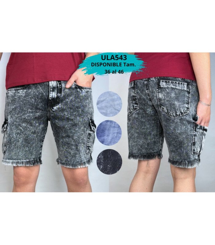 BERM. JEANS MASC.CARGO RIGIDO 36 AL 46.ULALA