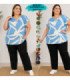 BLUSA M/C ESTAMPADO.